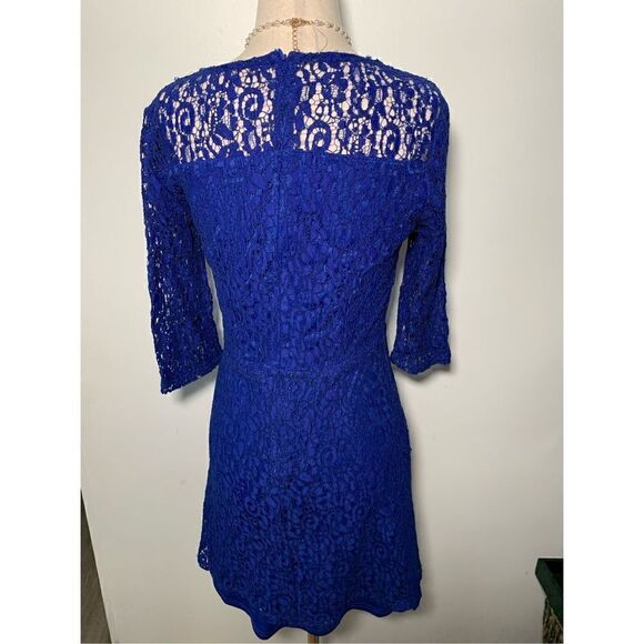 Brixon ivy blue lace dress size small - Picture 3 of 4
